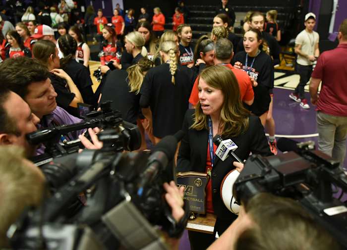 South Medford Clackamas 6A Oregon girls basketball final Taylor Balkom 28